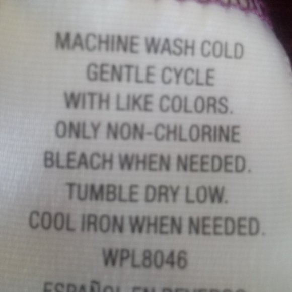 Charter Club Maroon Pima Cotton Tee - Picture 6 of 7